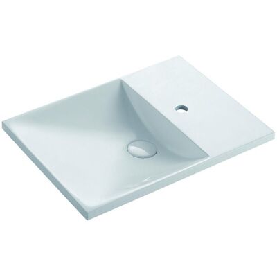 Bathco Fly umywalka blatowa dolomitowa 60x45cm 0573 Bathco Fly umywalka blatowa dolomitowa 60x45cm 0573