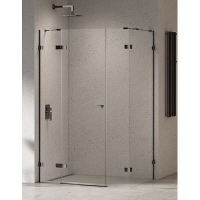 New Trendy Eventa Black Chrome kabina prysznicowa prostokątna 110x90x200 cm lewa przejrzyste czarny połysk EXK-6236 New Trendy Eventa Black Chrome kabina prysznicowa prostokątna 110x90x200 cm lewa przejrzyste czarny połysk EXK-6236