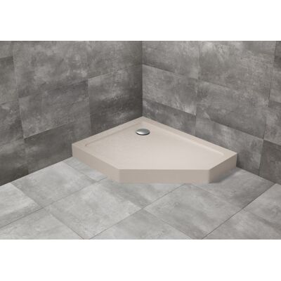 Radaway Doros PT E Compact Stone brodzik pięciokątny 100x90 lewy kaszmirowy SDRPTP1090-05-84SL Radaway Doros PT E Compact Stone brodzik pięciokątny 100x90 lewy kaszmirowy SDRPTP1090-05-84SL
