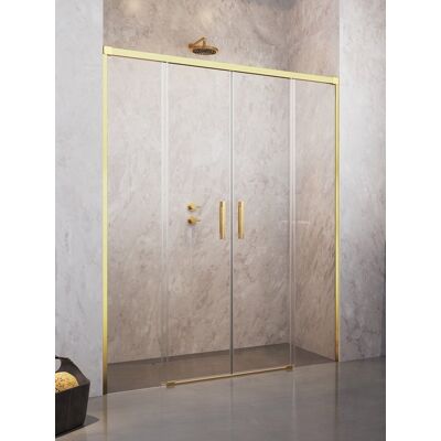 Radaway Idea Gold DWD drzwi wnękowe 160cm złoty połysk/szkło przejrzyste 387126-09-01 Radaway Idea Gold DWD drzwi wnękowe 160cm złoty połysk/szkło przejrzyste 387126-09-01