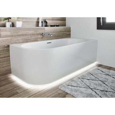 Riho Desire Corner LED wanna narożna z hydromasażem Riho Fall napełnianie przez przelew Sparkle Mood lewa 180x84cm B088010005 Riho Desire Corner LED wanna narożna z hydromasażem Riho Fall napełnianie przez przelew Sparkle Mood lewa 180x84cm B088010005