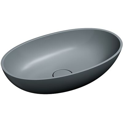Omnires - Shell M+ - szary popielaty - 60x35 - Umywalka Omnires - Shell M+ - szary popielaty - 60x35 - Umywalka