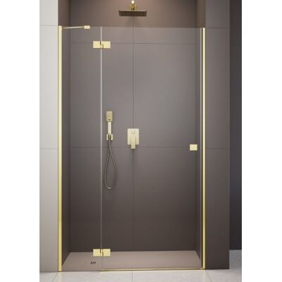 Radaway Essenza Gold Dwj drzwi wnękowe 130cm lewe złoty połysk/szkło przejrzyste 1385017-09-01L Radaway Essenza Gold Dwj drzwi wnękowe 130cm lewe złoty połysk/szkło przejrzyste 1385017-09-01L