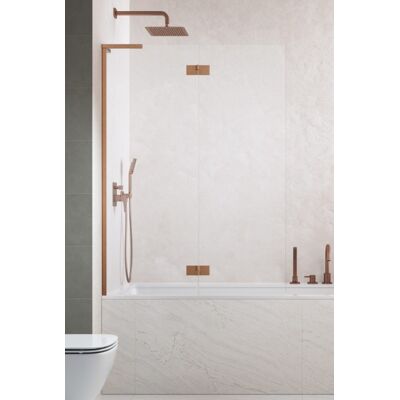Radaway Essenza 8 SL Brushed Copper PND II parawan nawannowy 140cm lewy szczotkowana miedź/przejrzyste 10500140-93-01L Radaway Essenza 8 SL Brushed Copper PND II parawan nawannowy 140cm lewy szczotkowana miedź/przejrzyste 10500140-93-01L