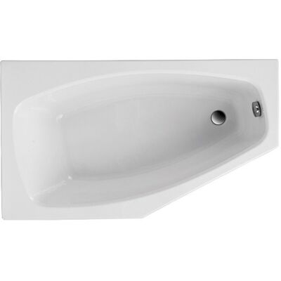 Polimat Marika wanna asymetryczna 140x80 cm lewa 00682 Polimat Marika wanna asymetryczna 140x80 cm lewa 00682