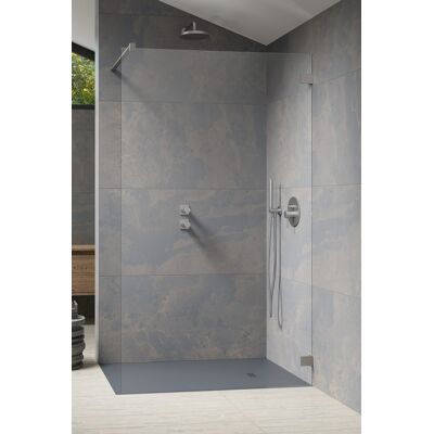 Radaway Essenza Pro Brushed Nickel 100x200 kabina Walk-in szczotkowany nikiel 10103100-91-01 Radaway Essenza Pro Brushed Nickel 100x200 kabina Walk-in szczotkowany nikiel 10103100-91-01