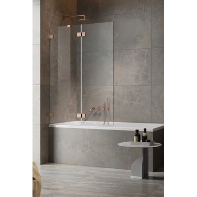 Radaway Essenza Pro Brushed Copper Pnd II parawan nawannowy 140cm lewy szczotkowana miedź 10102140-93-01L Radaway Essenza Pro Brushed Copper Pnd II parawan nawannowy 140cm lewy szczotkowana miedź 10102140-93-01L