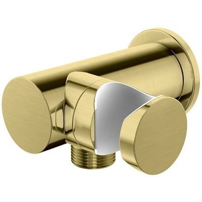 Kohlman Experience Brushed Gold uchwyt słuchawkowy z przyłączem wody złoto szczotkowane QW004AEGDB **ZAPYTAJ O RABAT!** Kohlman Experience Brushed Gold uchwyt słuchawkowy z przyłączem wody złoto szczotkowane QW004AEGDB **ZAPYTAJ O RABAT!**