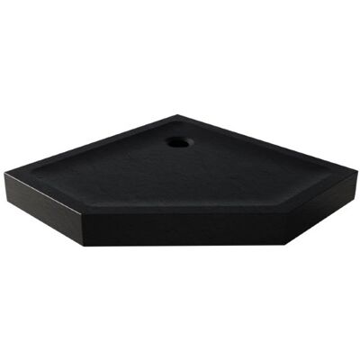 New Trendy Mild Stone brodzik akrylowy pięciokątny 90x90x11,5 cm czarny B-0561 New Trendy Mild Stone brodzik akrylowy pięciokątny 90x90x11,5 cm czarny B-0561