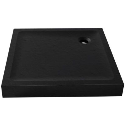 New Trendy Mild Stone Brodzik akrylowy kwadratowy 100x100x11,5 cm czarny B-0564 New Trendy Mild Stone Brodzik akrylowy kwadratowy 100x100x11,5 cm czarny B-0564