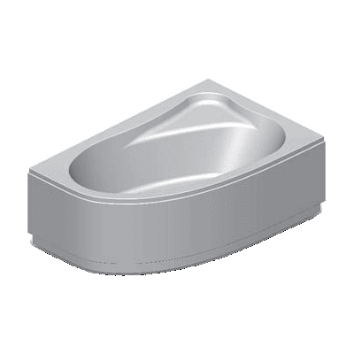 Riho Lyra/Aryl 153x100 Z lewej strony osłona wanny - osłona do wanny Riho Lyra/Aryl 153x100 Z lewej strony osłona wanny - osłona do wanny