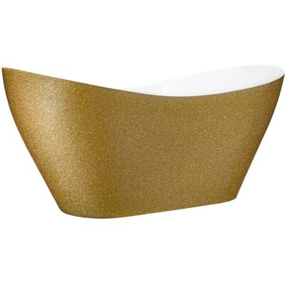 Besco Viya Glam złota 170x72cm wanna wolnostojąca + odpływ klik-klak #WMD-170-VZ Besco Viya Glam złota 170x72cm wanna wolnostojąca + odpływ klik-klak #WMD-170-VZ