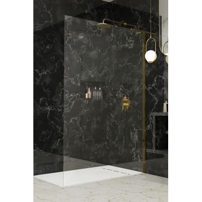 Radaway Modo SL Gold II kabina Walk-in 95x200 prawa złoty połysk/szkło przejrzyste 10319095-09-01R Radaway Modo SL Gold II kabina Walk-in 95x200 prawa złoty połysk/szkło przejrzyste 10319095-09-01R