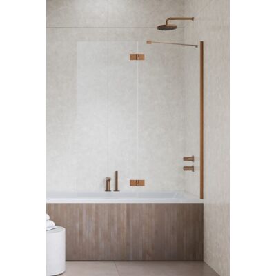 Radaway Essenza Brushed Copper PND II parawan nawannowy 140cm prawy szczotkowana miedź/przejrzyste 110002140-93-01R Radaway Essenza Brushed Copper PND II parawan nawannowy 140cm prawy szczotkowana miedź/przejrzyste 110002140-93-01R