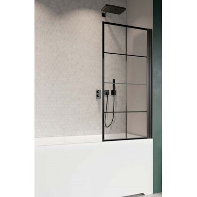 Radaway Nes 8 Black Pnj I Factory parawan nawannowy 100cm prawy czarny mat/szkło przejrzyste 10061100-54-55R Radaway Nes 8 Black Pnj I Factory parawan nawannowy 100cm prawy czarny mat/szkło przejrzyste 10061100-54-55R