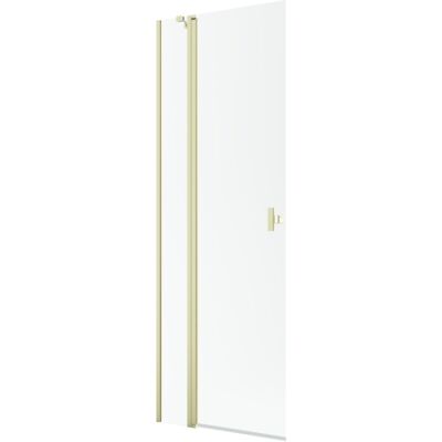 Radaway Nes KDD II Brushed Light Gold kabina walk-in 100cm lewa szczotkowane jasne złoto szkło przejrzyste 10031100-98-01L Radaway Nes KDD II Brushed Light Gold kabina walk-in 100cm lewa szczotkowane jasne złoto szkło przejrzyste 10031100-98-01L