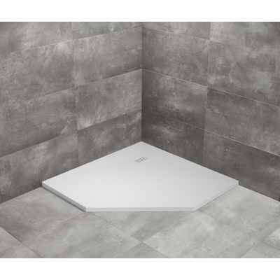Radaway Kyntos PT brodzik pięciokątny 90x90x3cm biały HKPT9090-04 Radaway Kyntos PT brodzik pięciokątny 90x90x3cm biały HKPT9090-04