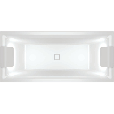 Riho Still Square Wanna - 170x75cm, Biała, z zagłówkami & światłem Riho Still Square Wanna - 170x75cm, Biała, z zagłówkami & światłem