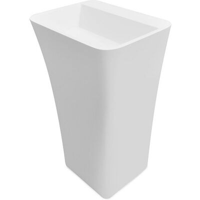 Besco Assos S-Line Glam Grafit umywalka wolnostojąca 40x50x85cm #UMD-AP-WOG Besco Assos S-Line Glam Grafit umywalka wolnostojąca 40x50x85cm #UMD-AP-WOG