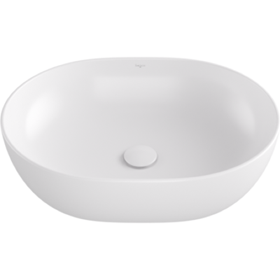 Besco Moya Cera-Line White umywalka nablatowa biała ø 48,5 cm biały połysk UNC-49-MOB Besco Moya Cera-Line White umywalka nablatowa biała ø 48,5 cm biały połysk UNC-49-MOB
