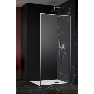 Radaway Modo F SL Brushed Nickel II kabina Walk-in 65x201,6cm prawa Szczotkowany Nikiel szkło przejrzyste 10419065-91-01R Radaway Modo F SL Brushed Nickel II kabina Walk-in 65x201,6cm prawa Szczotkowany Nikiel szkło przejrzyste 10419065-91-01R
