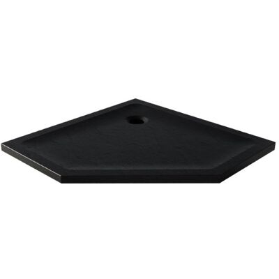 New Trendy Mild Stone brodzik akrylowy pięciokątny 90x90x4,5 cm czarny B-0582 New Trendy Mild Stone brodzik akrylowy pięciokątny 90x90x4,5 cm czarny B-0582