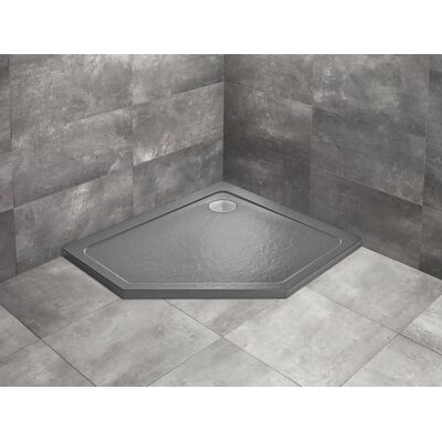 Radaway Doros Pt E Stone brodzik pięciokątny 90x80x5cm prawy antracyt SDRPT9080-01-64SR Radaway Doros Pt E Stone brodzik pięciokątny 90x80x5cm prawy antracyt SDRPT9080-01-64SR