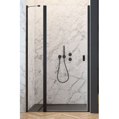 Radaway Nes 8 Black Dwj II Drzwi wnękowe 80 cm lewe czarny mat szkło przejrzyste 10083080-54-01L Radaway Nes 8 Black Dwj II Drzwi wnękowe 80 cm lewe czarny mat szkło przejrzyste 10083080-54-01L