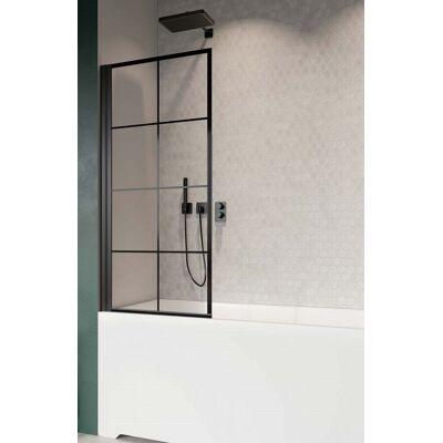 Radaway Nes 8 Black Pnj I Factory parawan nawannowy 60cm lewy czarny mat/szkło przejrzyste 10061060-54-55L Radaway Nes 8 Black Pnj I Factory parawan nawannowy 60cm lewy czarny mat/szkło przejrzyste 10061060-54-55L