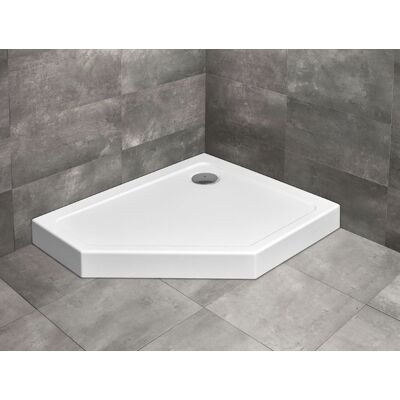 Radaway Doros PT E Compact brodzik pięciokątny prawy z obudową 100x80cm SDRPTP1080-05R Radaway Doros PT E Compact brodzik pięciokątny prawy z obudową 100x80cm SDRPTP1080-05R