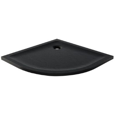 New Trendy Mild Stone Brodzik akrylowy półokrągły 90x90x4,5 cm czarny B-0580 New Trendy Mild Stone Brodzik akrylowy półokrągły 90x90x4,5 cm czarny B-0580