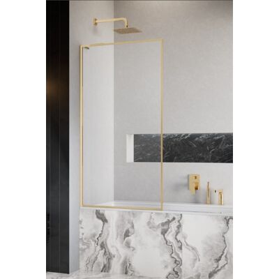 Radaway Modo F SL Gold PNJ II parawan nawannowy 60cm lewy złoty połysk/przejrzyste 10406060-09-01L Radaway Modo F SL Gold PNJ II parawan nawannowy 60cm lewy złoty połysk/przejrzyste 10406060-09-01L