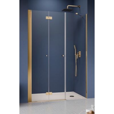 Radaway Nes Gold DWSB drzwi wnękowe 100cm W1 lewe złoty połysk szkło przejrzyste 10044750-09-01L/10045250-01-01 Radaway Nes Gold DWSB drzwi wnękowe 100cm W1 lewe złoty połysk szkło przejrzyste 10044750-09-01L/10045250-01-01