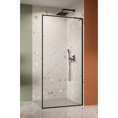 Radaway Modo F SL Black II kabina Walk-in 85x201,6cm prawa Czarna szkło przejrzyste 10419085-54-01R Radaway Modo F SL Black II kabina Walk-in 85x201,6cm prawa Czarna szkło przejrzyste 10419085-54-01R