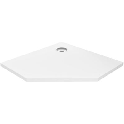 New Trendy Nex brodzik konglomeratowy pięciokątny 90x90x3,5 cm biały B-0452 New Trendy Nex brodzik konglomeratowy pięciokątny 90x90x3,5 cm biały B-0452