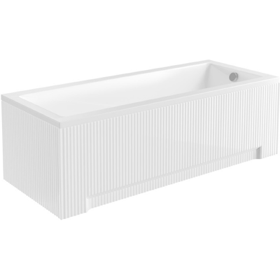 Besco - UNI Ryfle - 180x80 cm - White - Obudowa wanny Besco - UNI Ryfle - 180x80 cm - White - Obudowa wanny