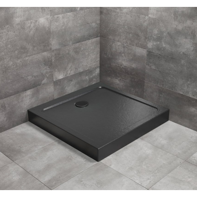 Radaway Doros C Compact Stone brodzik kwadratowy 80x80x11,5cm czarny SDRC8080-05-54S Radaway Doros C Compact Stone brodzik kwadratowy 80x80x11,5cm czarny SDRC8080-05-54S