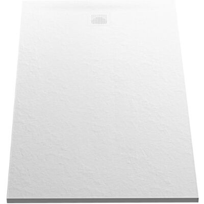 New Trendy Mori brodzik konglomeratowy prostokątny 100x80x3 cm biały B-0432 New Trendy Mori brodzik konglomeratowy prostokątny 100x80x3 cm biały B-0432