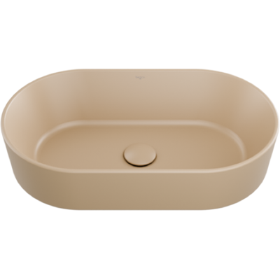 Besco Lova Cera-Line 53 Mokka Matt umywalka nablatowa 53x31,5x13,5cm UNCM-53-LOM Besco Lova Cera-Line 53 Mokka Matt umywalka nablatowa 53x31,5x13,5cm UNCM-53-LOM