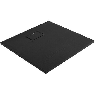 Oltens Bergytan brodzik kwadratowy 90x90 cm RockSurface czarny mat 17101300 Oltens Bergytan brodzik kwadratowy 90x90 cm RockSurface czarny mat 17101300
