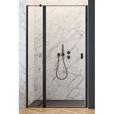 Radaway Nes Black Dwj II drzwi wnękowe 110cm lewe czarny mat/szkło przejrzyste 10036110-54-01L Radaway Nes Black Dwj II drzwi wnękowe 110cm lewe czarny mat/szkło przejrzyste 10036110-54-01L