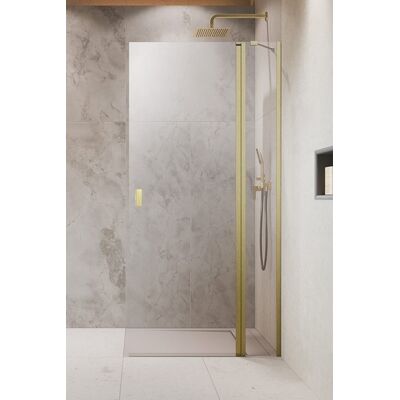 Radaway Nes KDD II Brushed Gold kabina walk in 90cm prawa szczotkowane złoto 10031090-99-01R Radaway Nes KDD II Brushed Gold kabina walk in 90cm prawa szczotkowane złoto 10031090-99-01R