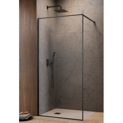 Radaway Modo F II Brushed GunMetal kabina Walk-in 50x201cm Szczotkowany Grafit szkło przejrzyste 10409054-92-01 Radaway Modo F II Brushed GunMetal kabina Walk-in 50x201cm Szczotkowany Grafit szkło przejrzyste 10409054-92-01