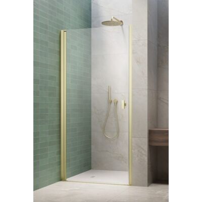 Radaway Nes Brushed Light Gold Dwj I Drzwi wnękowe 90cm lewe szczotkowane jasne złoto szkło przejrzyste 10026090-98-01L Radaway Nes Brushed Light Gold Dwj I Drzwi wnękowe 90cm lewe szczotkowane jasne złoto szkło przejrzyste 10026090-98-01L