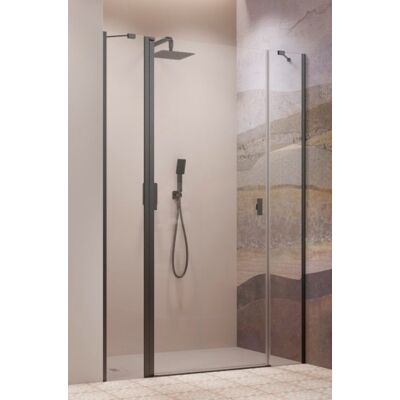 Radaway Nes Brushed GunMetal Dwjs drzwi wnękowe 120cm lewe szczotkowany grafit szkło przejrzyste 10038120-92-01L Radaway Nes Brushed GunMetal Dwjs drzwi wnękowe 120cm lewe szczotkowany grafit szkło przejrzyste 10038120-92-01L