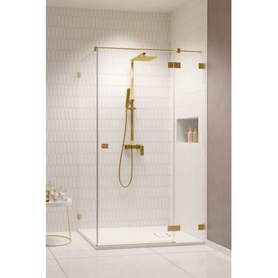 Radaway Essenza Pro Brushed Gold Kdj kabina prysznicowa - Kabina prysznicowa Radaway Essenza Pro Brushed Gold Kdj kabina prysznicowa - Kabina prysznicowa