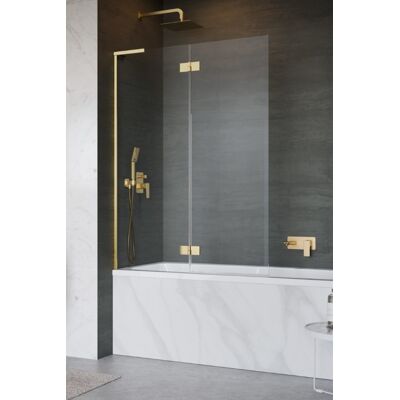 Radaway Essenza 8 SL Gold PND II parawan nawannowy 140cm lewy złoty połysk/przejrzyste 10500140-09-01L Radaway Essenza 8 SL Gold PND II parawan nawannowy 140cm lewy złoty połysk/przejrzyste 10500140-09-01L