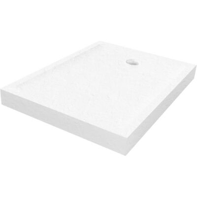 New Trendy Mild Stone Brodzik akrylowy prostokątny 80x100x11,5 cm biały B-0528 New Trendy Mild Stone Brodzik akrylowy prostokątny 80x100x11,5 cm biały B-0528