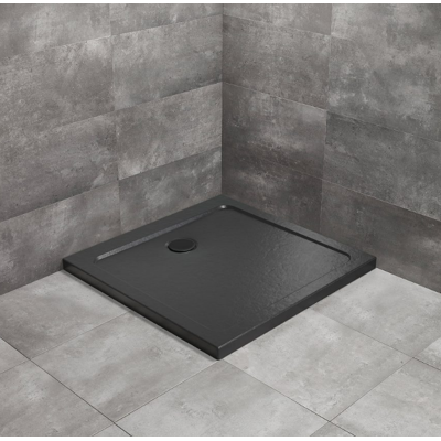 Radaway Doros C Stone brodzik kwadratowy 100x100x4,5 czarny SDRC1010-01-54S Radaway Doros C Stone brodzik kwadratowy 100x100x4,5 czarny SDRC1010-01-54S