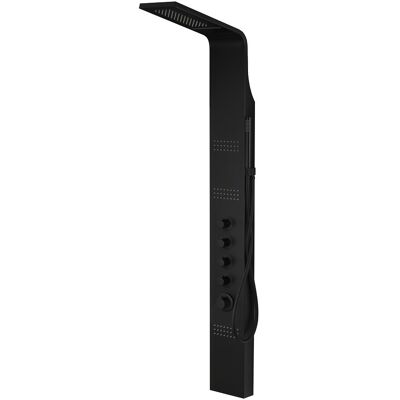 Corsan Kaskada panel prysznicowy z termostatem czarny A-014ATCZARNY Corsan Kaskada panel prysznicowy z termostatem czarny A-014ATCZARNY